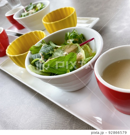 おしゃれなレストランの前菜 おしゃれなレストランの前菜 92866579