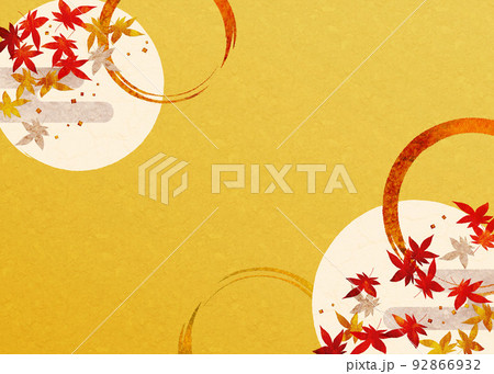 秋の和背景(紅葉)2022-4 秋の和背景(紅葉)2022-4 92866932