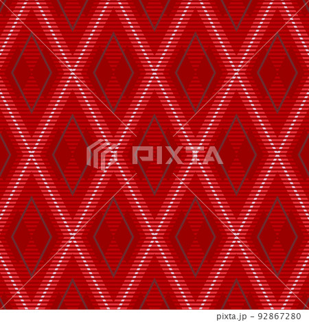 チェック柄の背景イラストイメージ チェック柄の背景イラストイメージ 92867280