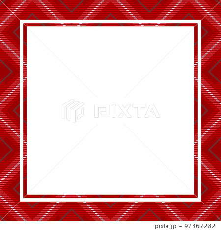 チェック柄のフレーム壁紙イメージ チェック柄のフレーム壁紙イメージ 92867282