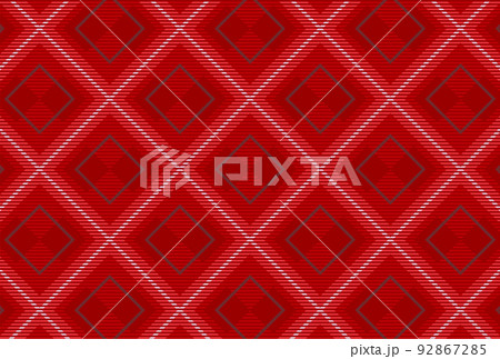 チェック柄の背景イラストイメージ チェック柄の背景イラストイメージ 92867285