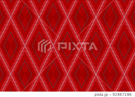 チェック柄の背景イラストイメージ チェック柄の背景イラストイメージ 92867286