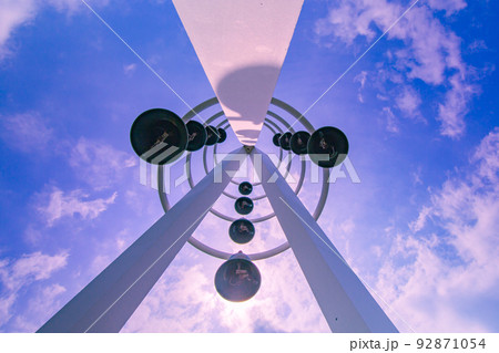 桃陵公園の自然と多度津町の街並み 桃陵公園の自然と多度津町の街並み 92871054