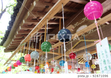 松尾大社　阪急嵐山線　風鈴　風鈴祭　風鈴祈願　酒樽　御神酒　おみくじ　京都市西京区　松尾大社駅 92871096