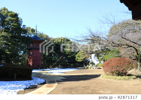 東京都中野区松が丘の哲学堂公園の風景 92871317