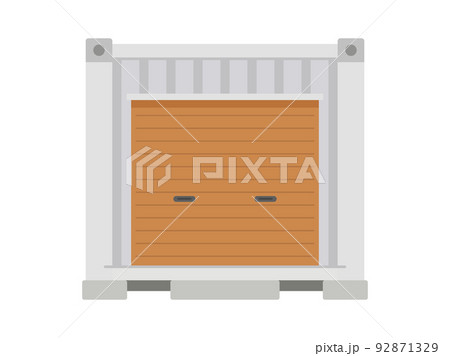 貸し倉庫のイラスト 92871329
