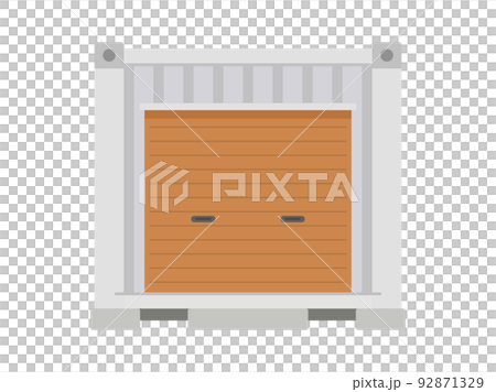 貸し倉庫のイラスト 92871329