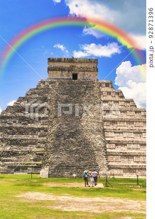 ユカタン半島・マヤ文明の夢の跡 92871396