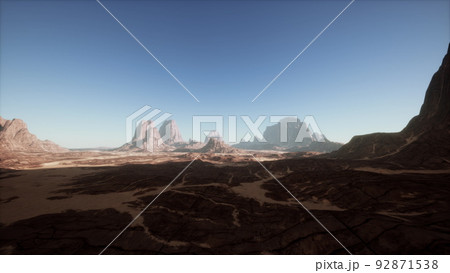 Desert Buttes with Blue Sky in Utah Desert Buttes with Blue Sky in Utah 92871538