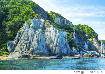 不思議な形の巨岩群 仏ケ浦 不思議な形の巨岩群 仏ケ浦 92871604