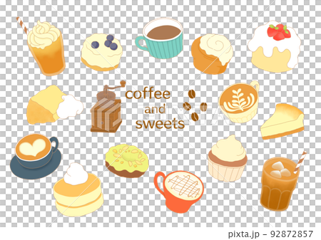 Coffee and sweets 92872857