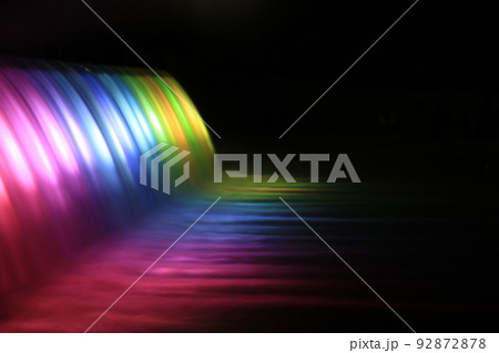 錦秋湖大滝のライトアップ＃3 92872878