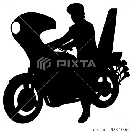 バイクに乗った暴走族 92873360