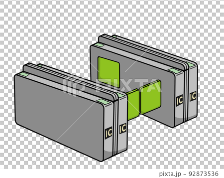 自動改札機のイラスト 92873536