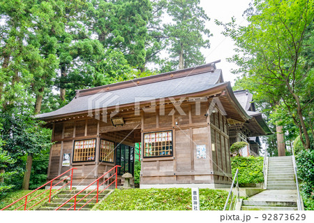加美郡加美町 鹿島神社 随神門 拝殿 石段 加美郡加美町 鹿島神社 随神門 拝殿 石段 92873629