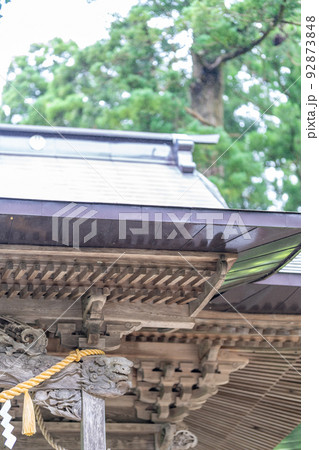 加美郡加美町　鹿島神社　拝殿 92873848