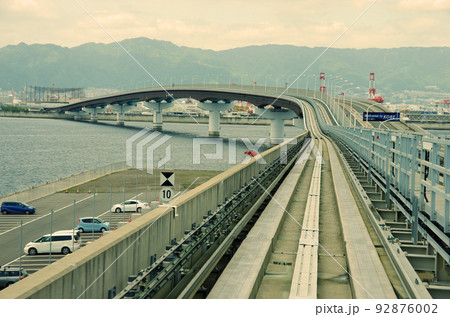 神戸新交通ポートライナーからの車窓風景 神戸新交通ポートライナーからの車窓風景 92876002