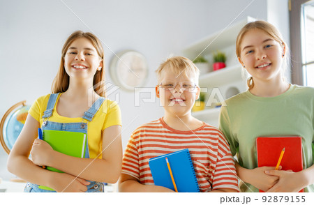 Happy kids at school Happy kids at school 92879155