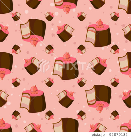 Layered candy seamless pattern background Layered candy seamless pattern background 92879182