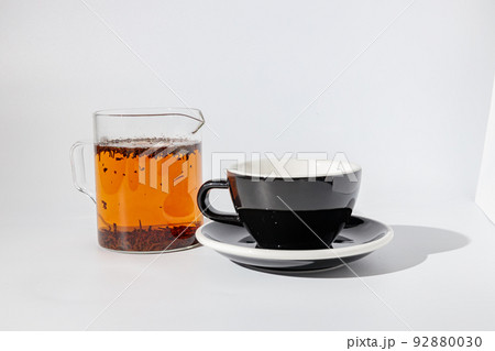Black cup with sauce for drinking beverage Black cup with sauce for drinking beverage 92880030