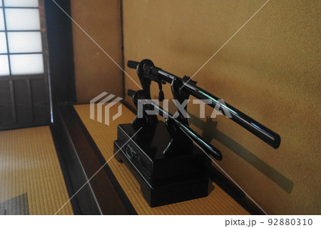 世田谷1095世田谷代官屋敷･大場家住宅主屋･大場家の家紋入の刀･役所の間 92880310