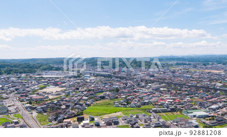 《岩手県》一関市の街並み 《岩手県》一関市の街並み 92881208