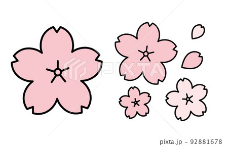 桜のイラスト素材 92881678
