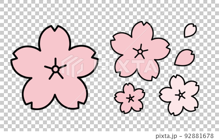 桜のイラスト素材 92881678
