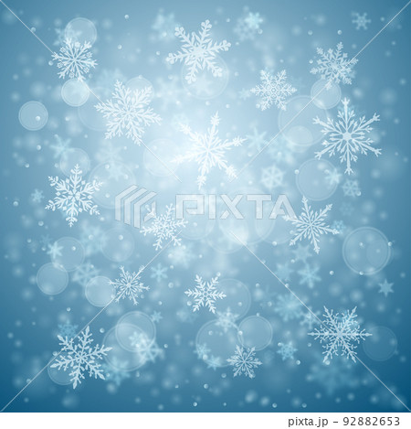 Christmas background of snowflakes Christmas background of snowflakes 92882653