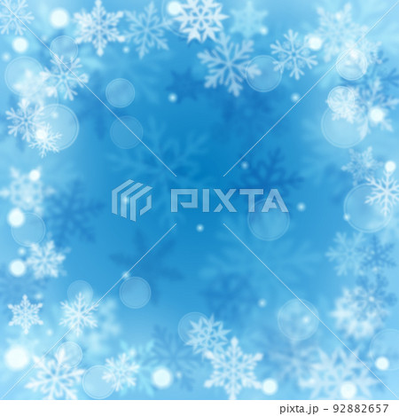 Christmas background of defocused snowflakes 92882657