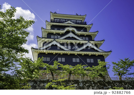福山城 リニューアル天守閣 鉄板張り 広島県福山市 福山城 リニューアル天守閣 鉄板張り 広島県福山市 92882766