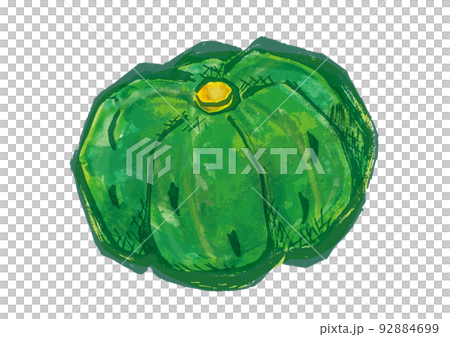 南瓜の和風イラスト素材 南瓜の和風イラスト素材 92884699