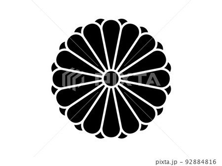 八重十六菊 家紋 八重十六菊 家紋 92884816