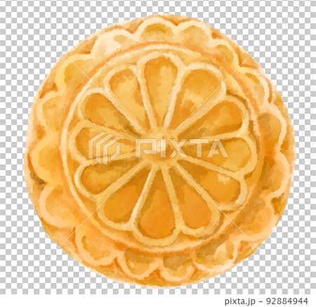 Mid autumn festival mooncake watercolor painting artistic illustration Mid autumn festival mooncake watercolor painting artistic illustration 92884944