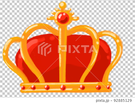 Golden shiny crown with jewel cartoon illustration hand drawing king quuen royal symbol Golden shiny crown with jewel cartoon illustration hand drawing king quuen royal symbol 92885129