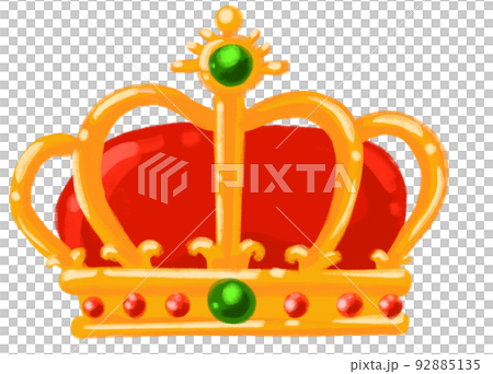 Golden shiny crown with jewel cartoon illustration hand drawing king quuen royal symbol Golden shiny crown with jewel cartoon illustration hand drawing king quuen royal symbol 92885135