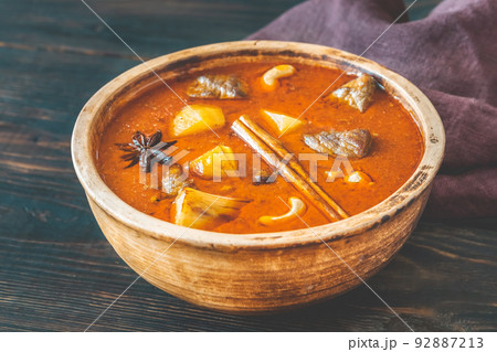 Bowl of Massaman curry Bowl of Massaman curry 92887213