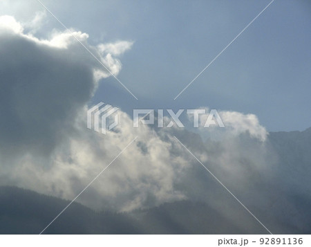 Alpspitze mountain in wintertime, Bavaria, Germany 92891136