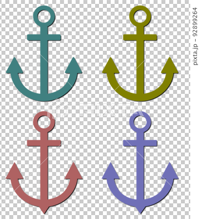 ship anchor illustration 92899264