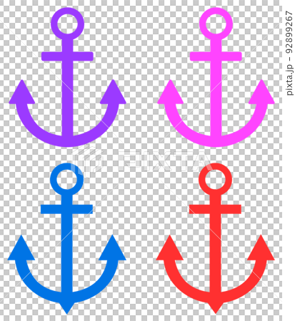 Illustration to fix with an anchor Illustration to fix with an anchor 92899267
