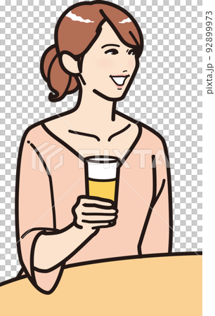 喝啤酒的女人 92899973