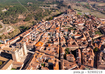 Bird's eye view of Siguenza, Spain Bird's eye view of Siguenza, Spain 92900219