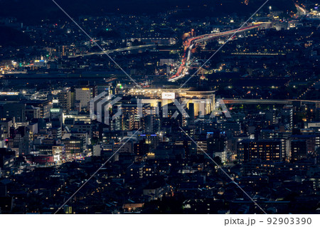 新日本三大夜景奈良若草山からの夜景1 新日本三大夜景奈良若草山からの夜景1 92903390