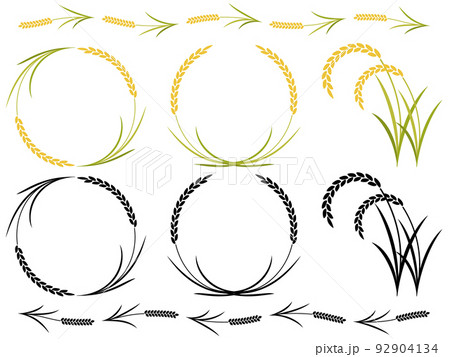 稲の装飾セット 稲の装飾セット 92904134