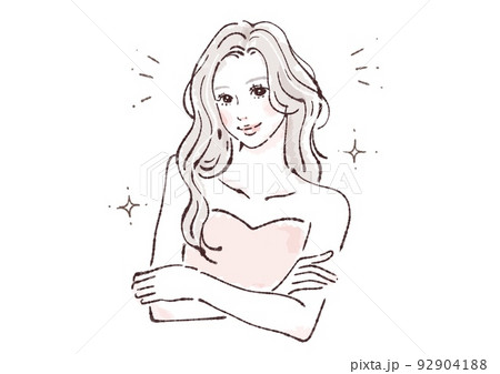 女性のイラスト 92904188