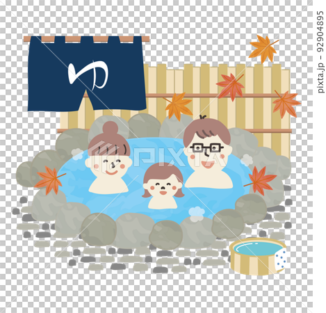 家族で温泉 92904895