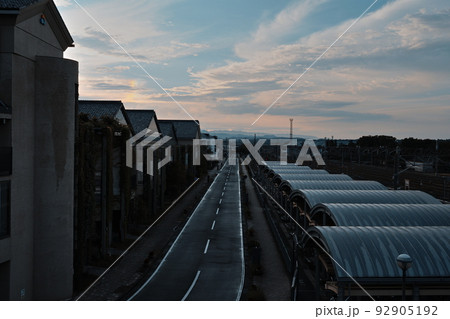 夕時の原ノ町駅裏から撮影した写真 92905192