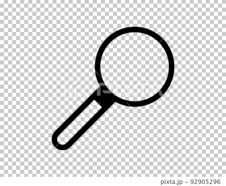 Magnifying glass vector illustration loupe icon Magnifying glass vector illustration loupe icon 92905296