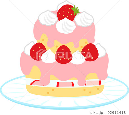 苺のデコレーションケーキ 苺のデコレーションケーキ 92911418
