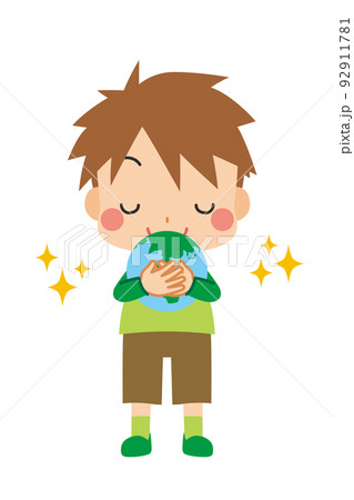 地球を抱きしめる可愛い小さな男の子のイラスト SDGs 白背景 クリップアート 全身 キラキラ 地球を抱きしめる可愛い小さな男の子のイラスト SDGs 白背景 クリップアート 全身 キラキラ 92911781